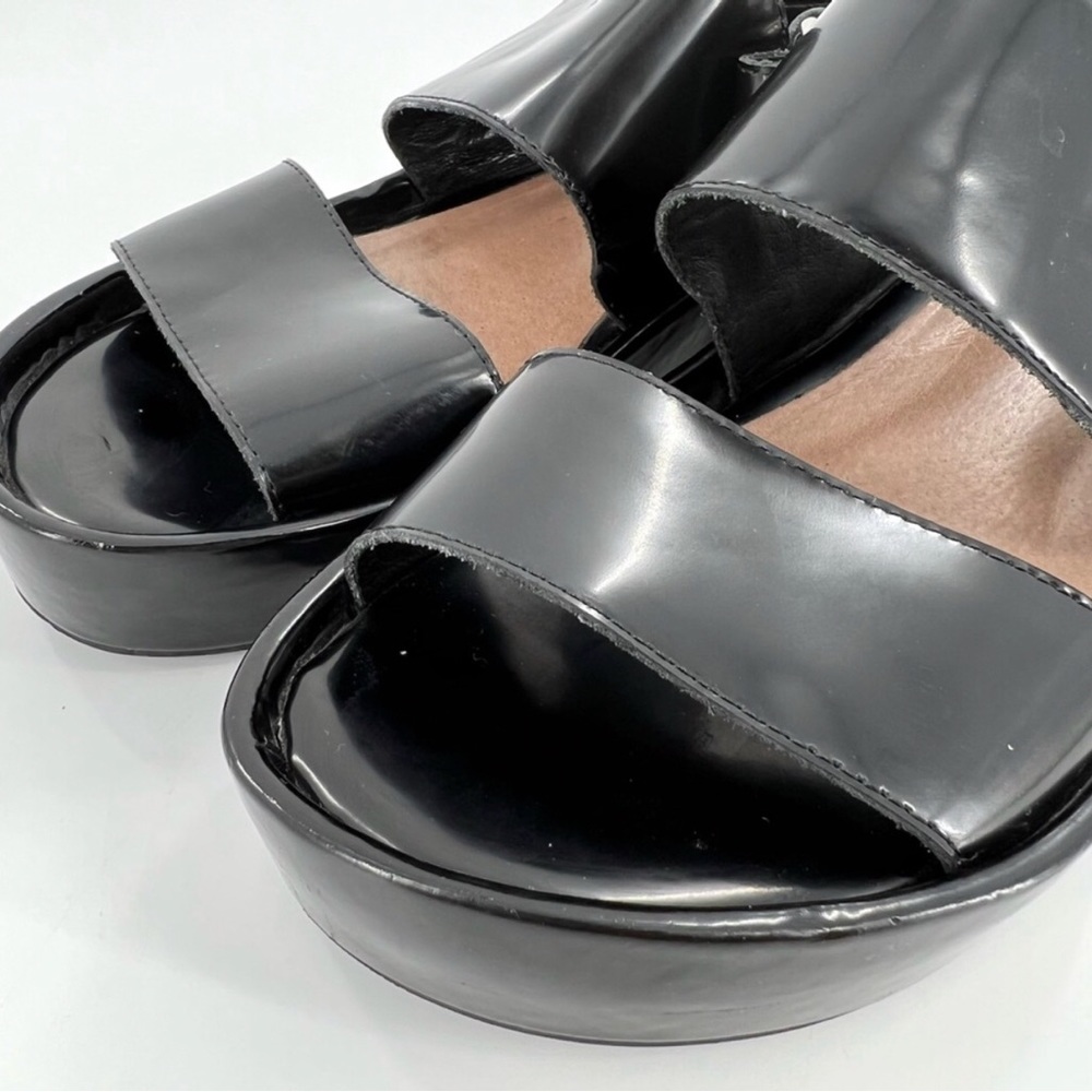 “Jeffery Campbell” Platform Wedged Sandals Black Size 9 - Picture 4 of 8